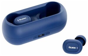 Bluetooth гарнитура Olmio TWE-02, синий