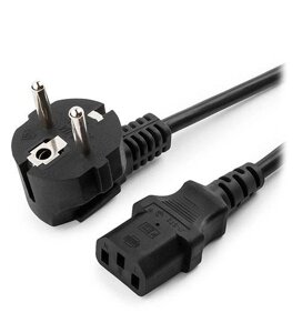 Cable power, Cablexpert PC-186-1-10M, Schuko - C13, 10м, black