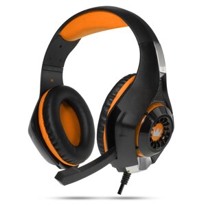 Гарнитура игровая Crown CMGH-102T Black&orange