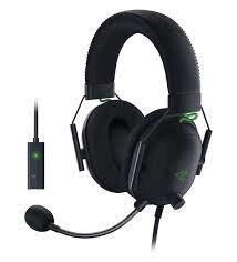 Гарнитура Razer BlackShark V2 + USB Sound Card, 12Hz-28kHz, 32 Om, 100dB, mic100Hz-10kHz,1.8m, Black