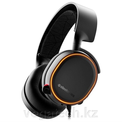 Гарнитура SteelSeries Arctis 5 (2019 Edition), 20Hz-20kHz, 32 Om, 98dB, mic 100Hz-10kHz, 1.8m, Black