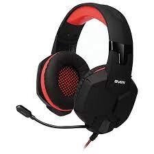 Гарнитура SVEN AP-G988MV, 20hz-20khz, 32 om, 108db, mic 30hz-16khz, 2.2m, black-red