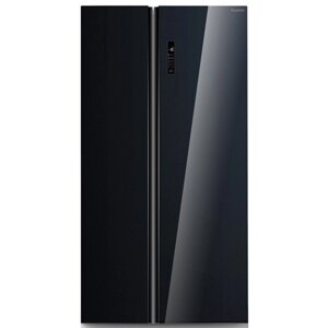 Холодильник Бирюса SBS 587BG (черное стекло)