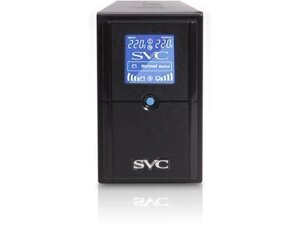 Ибп SVC V-600-L-LCD черный