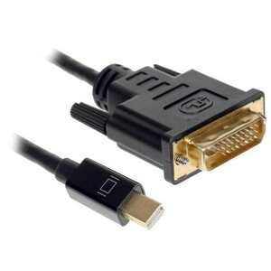 Кабель Cablexpert mini DisplayPort - DVI, CC-mDPM-DVIM-6 1.8 м Черный