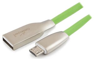 Кабель USB Cablexpert CC-G-mUSB01Gn-1M зеленый