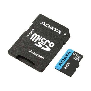 Карта памяти Micro SDXC 64Gb ADATA Premier