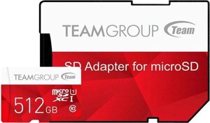 Карта памяти Micro SDXC Team Group 512Gb