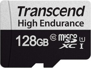Карта памяти Micro SDXC Transcend High Endurance 350V 128Gb