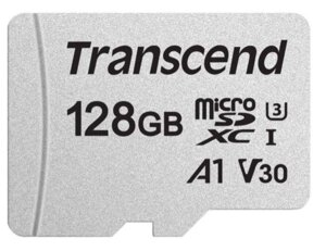 Карта памяти Transcend MicroSD 128GB Class 10 U3 TS128GUSD300S-A