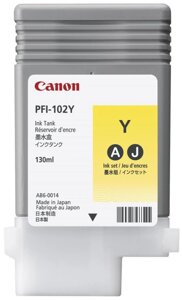 Картридж Canon PFI-102Y (yellow) 130мл (0898B001)
