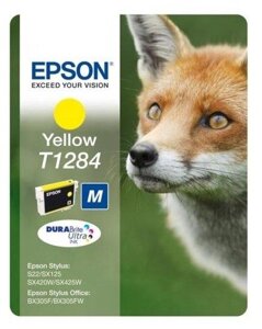 Картридж Epson C13T12844011, yellow, 260 pages