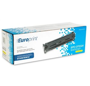 Картридж Europrint EPC-CF532A Жёлтый Для принтеров HP Color LaserJet Pro