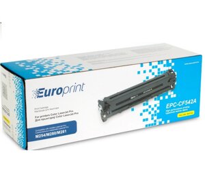 Картридж Europrint EPC-CF542A Желтый Для принтеров HP Color LaserJet Pro