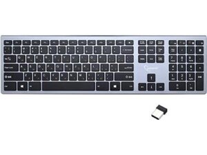 Клавиатура Gembird KBW-1 USB Wireless серый