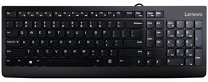 Клавиатура Lenovo 300 USB Keyboard Slim Black (GX30M39684)