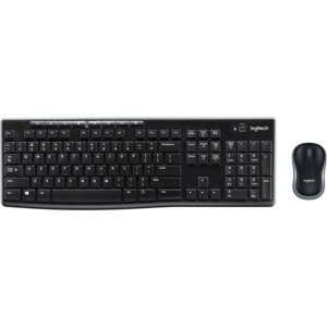 Клавиатура + Мышка беспроводные USB Logitech MK270, черный