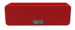 Колонки 2E SoundXBlock (2.0) - Red, 20Вт (2х10) RMS, 115Hz-15kHz, 65dB, microSD, Bluetooth, AUX