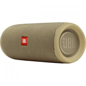 Колонки JBL Flip 5 (1.0) - Sand, 20Вт, 65Hz-20kHz, 80dB, Bluetooth, USB
