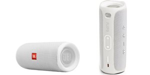 Колонки JBL Flip 5 (1.0) - White, 20Вт, 65Hz-20kHz, 80dB, Bluetooth, USB