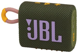 Колонки JBL GO 3 (1.0) - Green, 4.2Вт, 110Hz-20kHz, 85dB, Bluetooth, USB