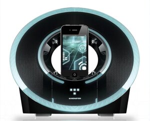 Колонки Monster TRON Light Disc Audio Dock (2.1) - Черно-Синий