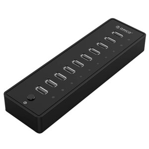 Концентратор Orico P10-U2-V1-EU-BK Черный