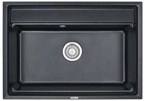 Кухонная мойка Granula KS-7301 шварц (чёрный металлик)