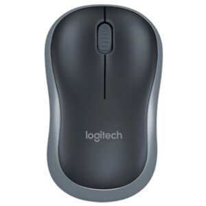 Mouse Logitech M185 Wireless, optical, 1AA, USB nano-receiver,910-002238]swift grey