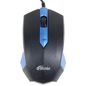Mouse Ritmix ROM-202, optical, 2+1 buttons, USB, 800dpi, blue