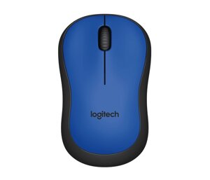 Мышь Logitech M220 Silent, синий/черный