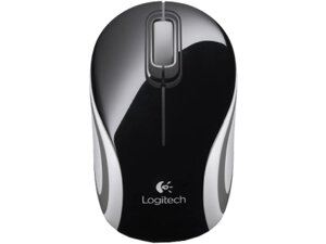 Мышь Logitech Wireless Mini Mouse M187 USB, черно-белый