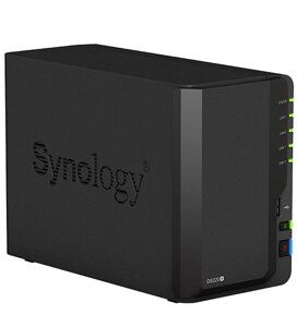 NAS synology diskstation DS220+iceleron J4025-2.0 ghz/2GB DDR4/0TB, 2 HDD SATA HS, 2x gbe, USB 3.0