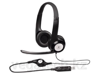 Наушники Logitech Stereo Headset H390 черный
