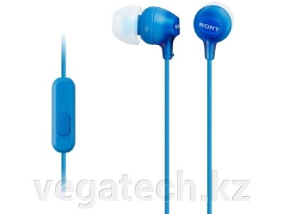 Наушники Sony MDR-EX15AP (голубые)