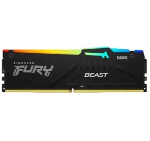 Оперативная память kingston FURY beast black AMD RGB KF556C36BBEA-16