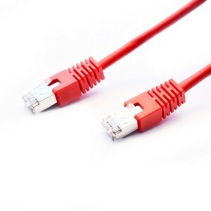 Patch cord RJ-45 5е cat SHIP, FTP, 0.5m, OEM, red
