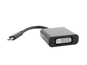 Переходник Converter USB Type-C 3.1 m -DVI-I (24+5) f, черный