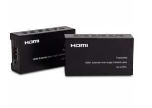 Удлинитель, DELUXE, HDEX-50m, передатчик-приёмник HDMI сигнала