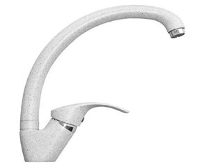 Смеситель кухонный EcoStone 02, белый