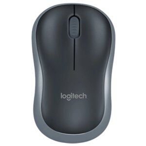 Mouse Logitech M185 Wireless, optical, 1AA, USB nano-receiver, [910-002238], swift grey