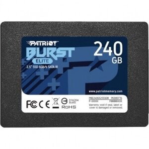 Накопитель SSD 2.5" SATA III Patriot 240GB BURST ELITE 450/320 PBE240GS25SSDR