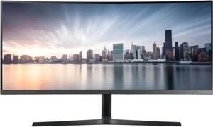 Монитор 34" SAMSUNG C34H890WGI, Black, VA, 3440x1440@100Hz, 300кд/м2,H/V:178, 4ms, HDMI, DP, USB-C