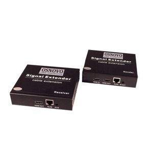 Приемник OSNOVO RLN-Hi/2, HDMI, ИК, RS232 по IP (H. 264) до 200м