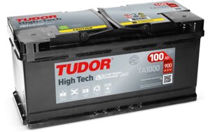 Аккумулятор EXIDE Tudor TA1000 100 Ач обратная (Европейский тип)