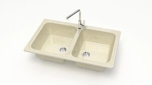 Мойка MARRBAXX Granit Эвон Z20Q2 (бежевый), глянец