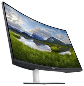 Монитор 31.5" Dell S3221QS, черный/серебристый/белый