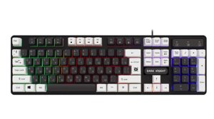 Клавиатура Defender Dark Knight GK-077 (черно-белый)