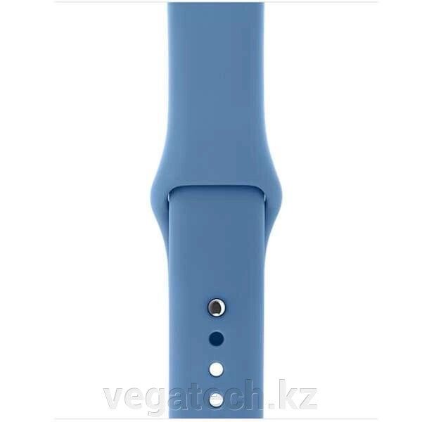 Ремешок для смарт-часов Apple Watch 38mm, Sport Band, фторэластомер, Blue - акции