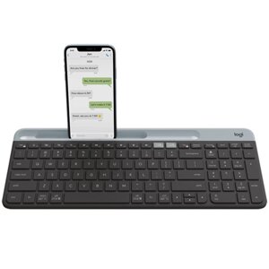 Клавиатура Logitech K580, Wireless, Multimedia, Black, BT, 2xAAA